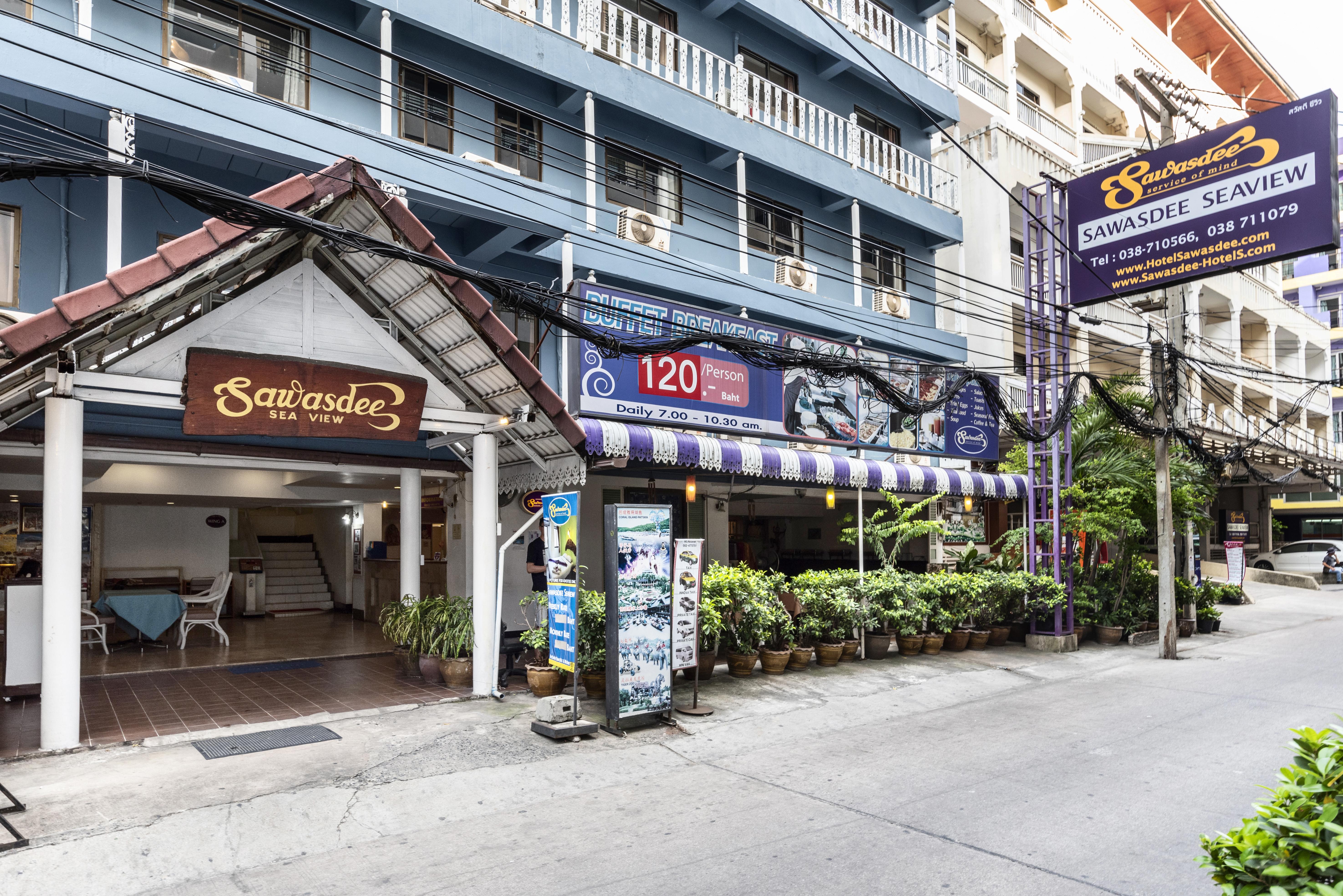 Sawasdee Sea View Hotel Патая Екстериор снимка