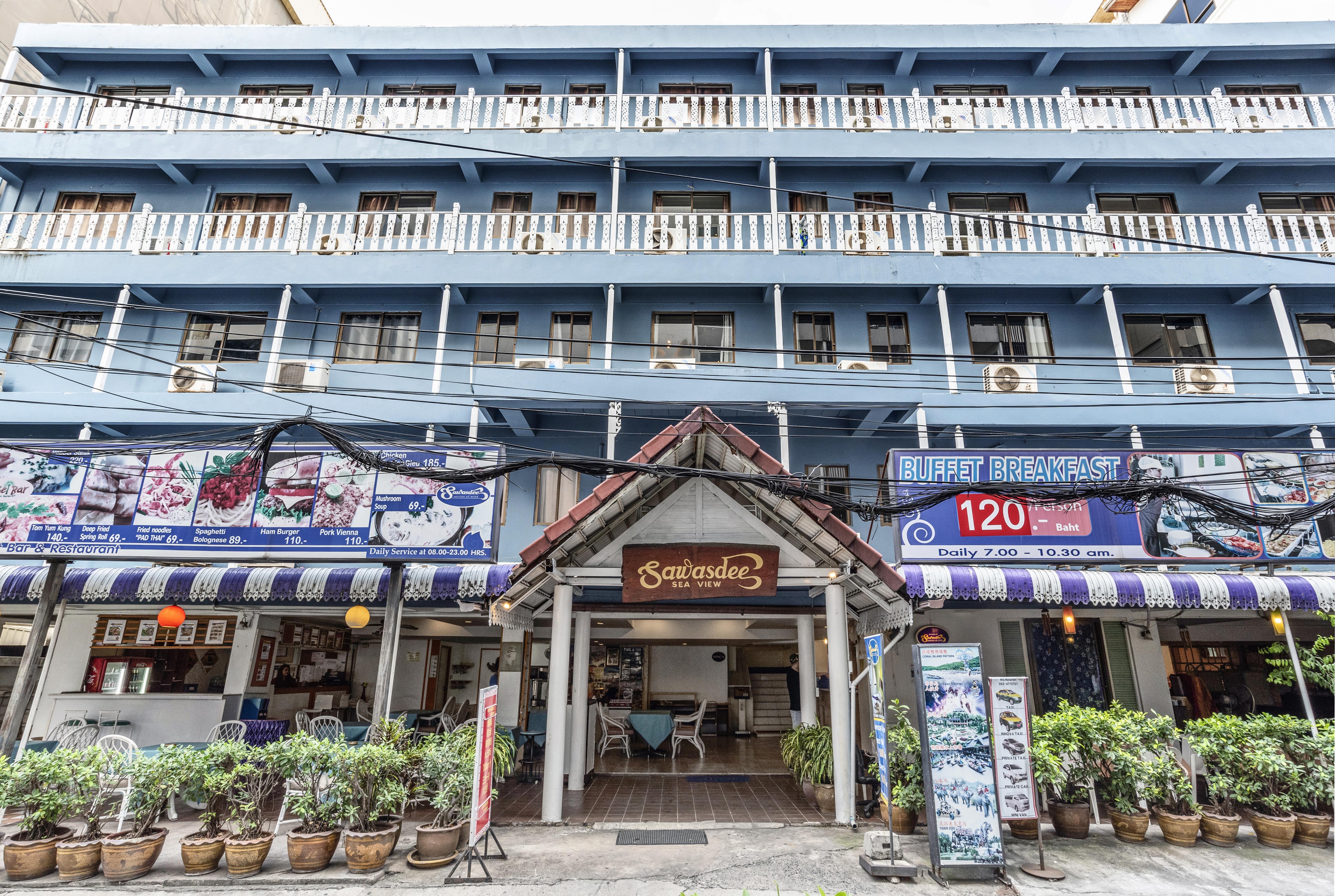 Sawasdee Sea View Hotel Патая Екстериор снимка